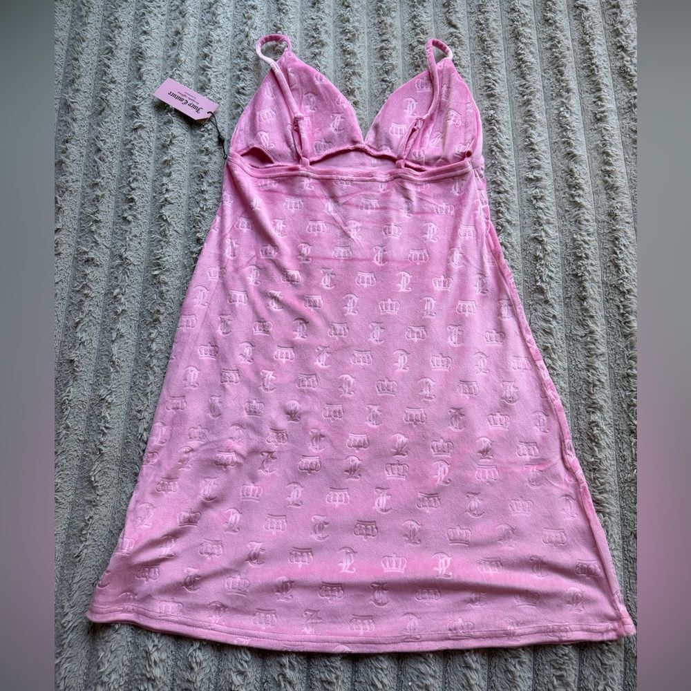 Juicy Couture Plush Velour Bling JC Nightie - Picture 7 of 8